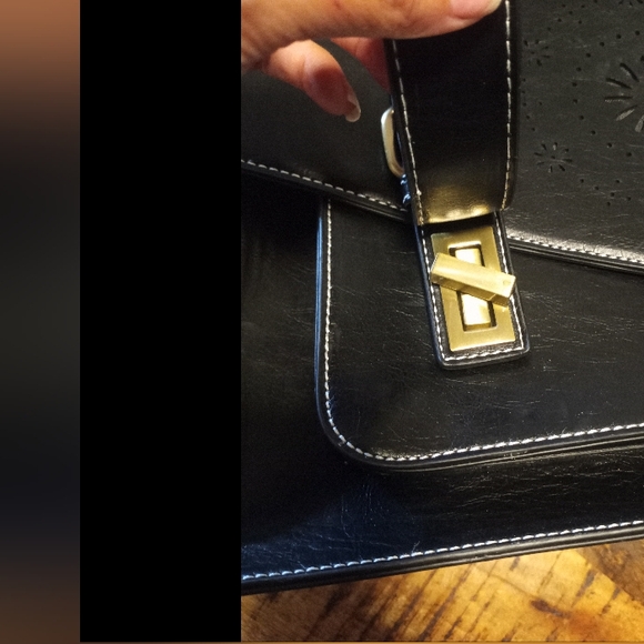 Ecosusi Black Briefcase Messenger Satchel Bag - Picture 12 of 17